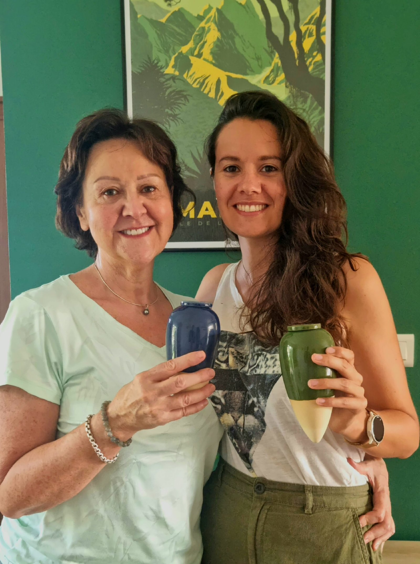 Agathe et Emmanuelle entrepreneures féminines en famille, créatrice des ollas Catnopée